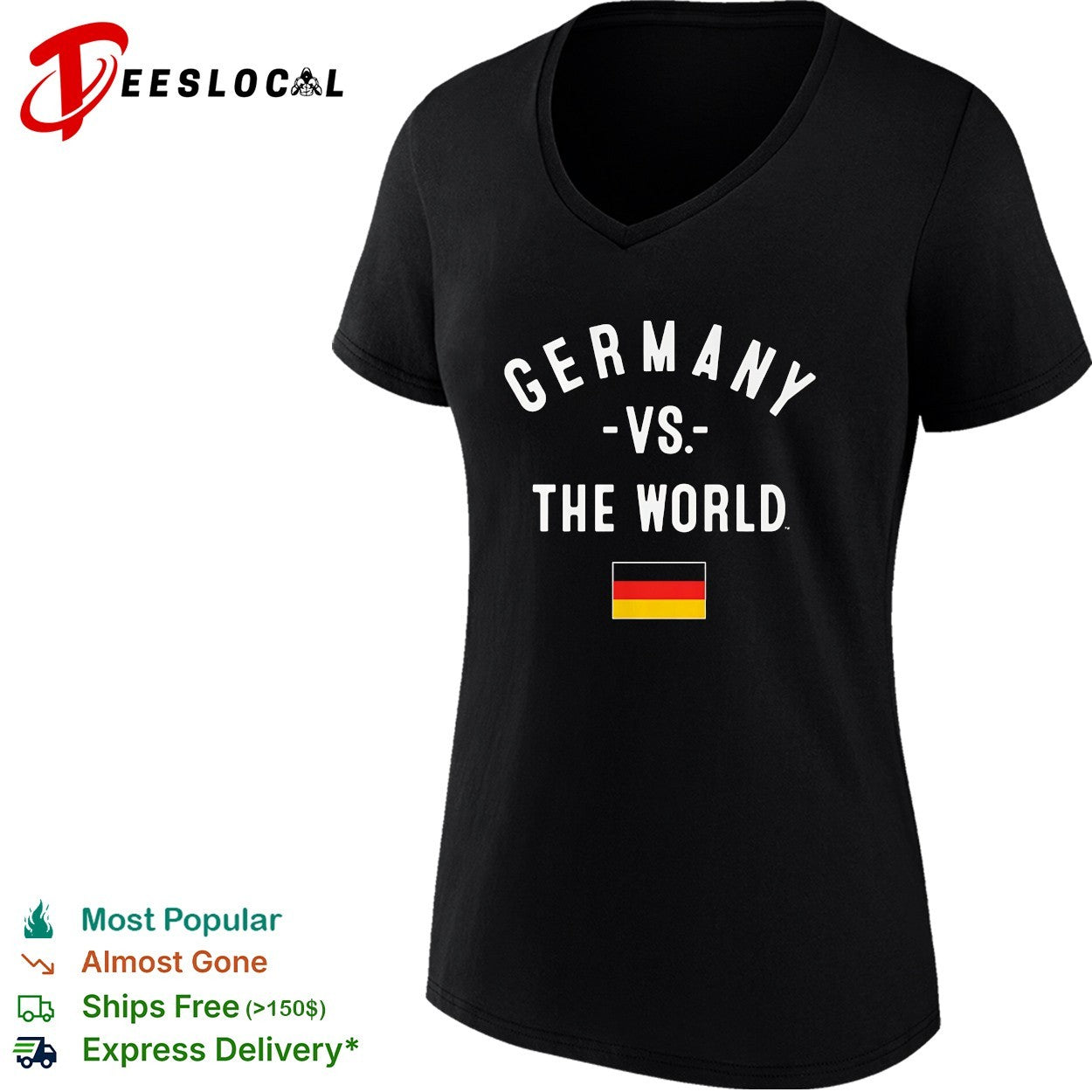 Germany vs The World FIFA World Cup 2026 having flag shirt