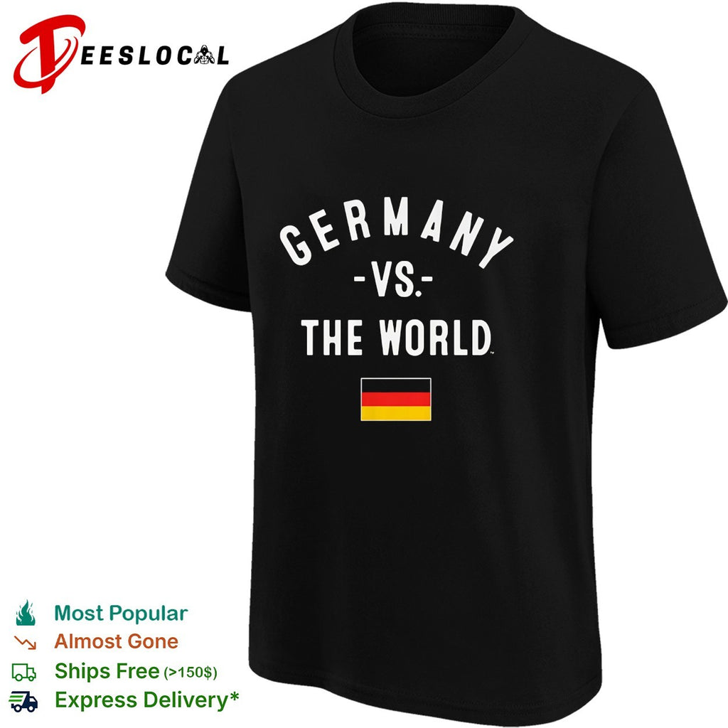 Germany vs The World FIFA World Cup 2026 having flag shirt