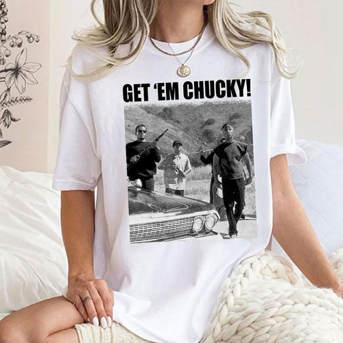 (Get'em Chucky Version Shirt), Vintage Movie Shirt, Old Movie Shirt, Movie Shirt Hoodie, Sweatshirt | TeeBloomCo.com
