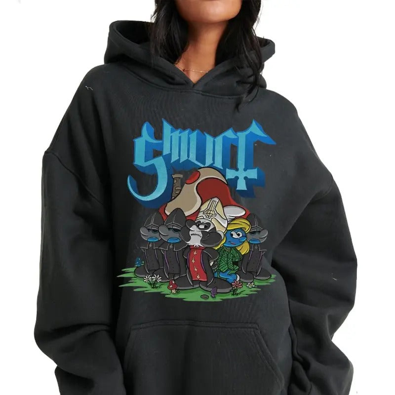 Ghhost Band Parody Hoodie, Rock Band Clothing, Heavy Metal Shirt, Unisex Sweater Pullover Tee Sweatshirt | TeeBloomCo.com