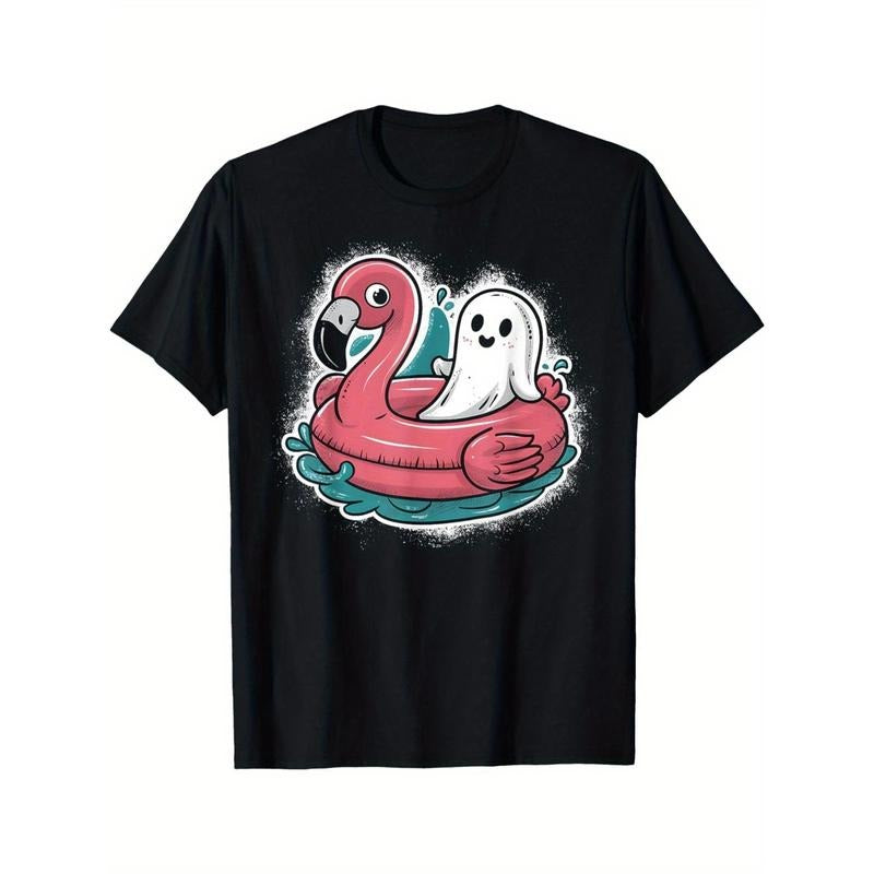 Ghosts in the Pool - Fun Scary Summer Summerween Halloween T-shirt Made in USA Hoodie, Sweatshirt | TeeBloomCo.com