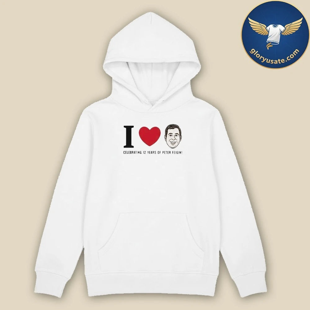 Giannis Antetokounmpo I Love Peter Celebrating 12 Years of Peter Feigin Shirt