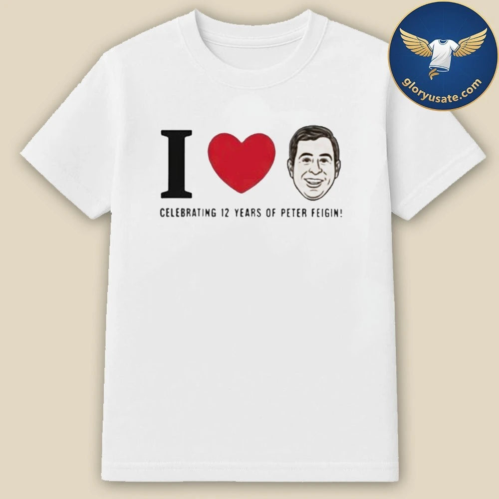 Giannis Antetokounmpo I Love Peter Celebrating 12 Years of Peter Feigin Shirt
