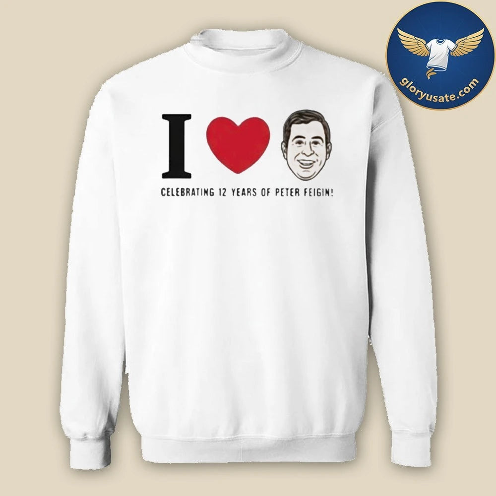 Giannis Antetokounmpo I Love Peter Celebrating 12 Years of Peter Feigin Shirt