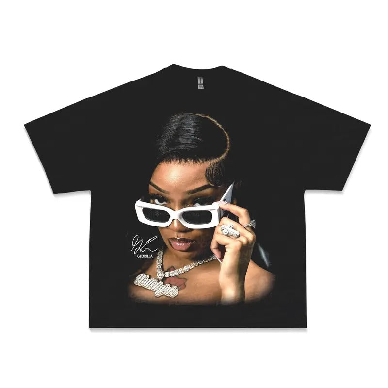 Glorilla Graphic T-shirt, Rap Streetwear Gifts Hoodie, Sweatshirt | TeeBloomCo.com