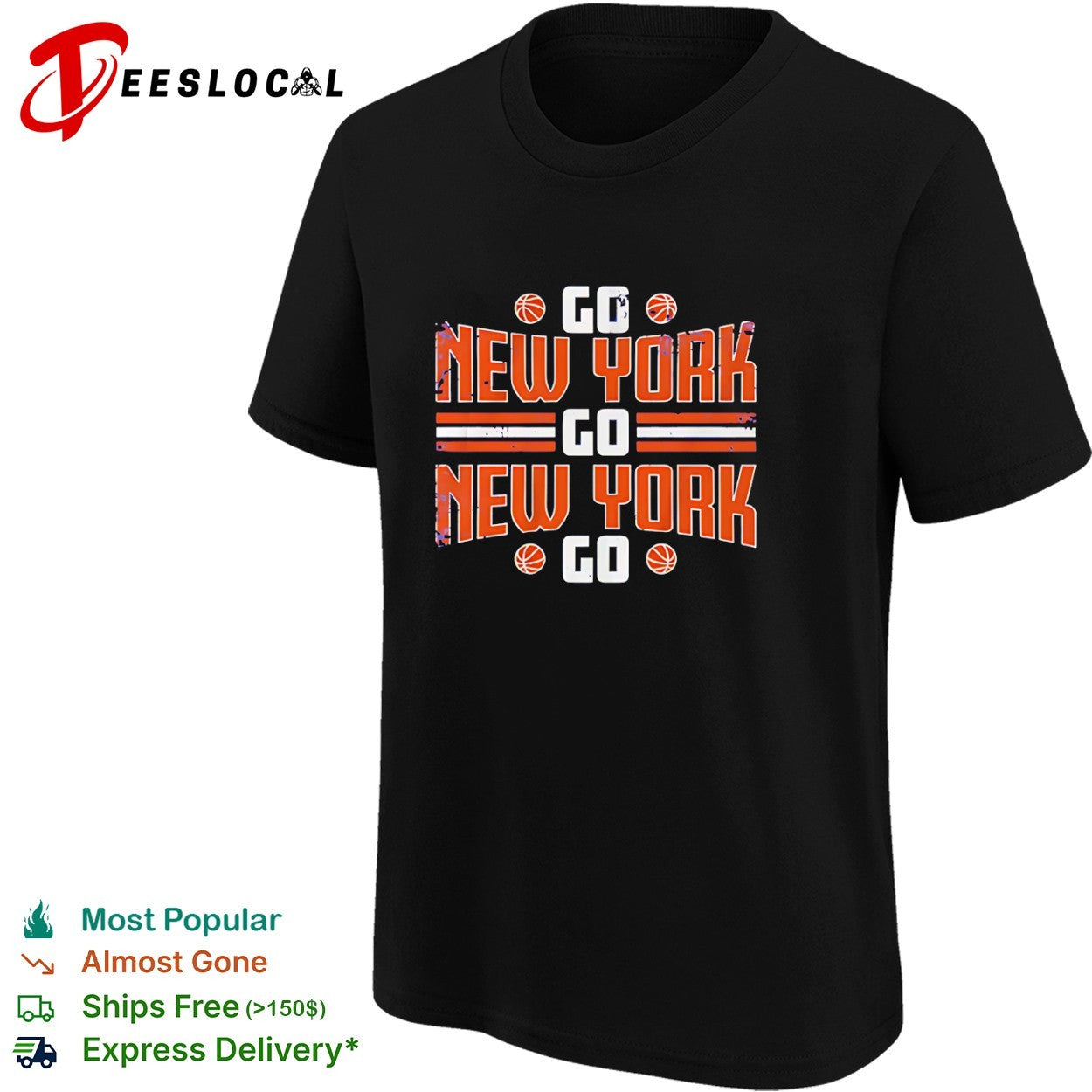 Go New York Go New York Knicks Basketball NBA Shirt