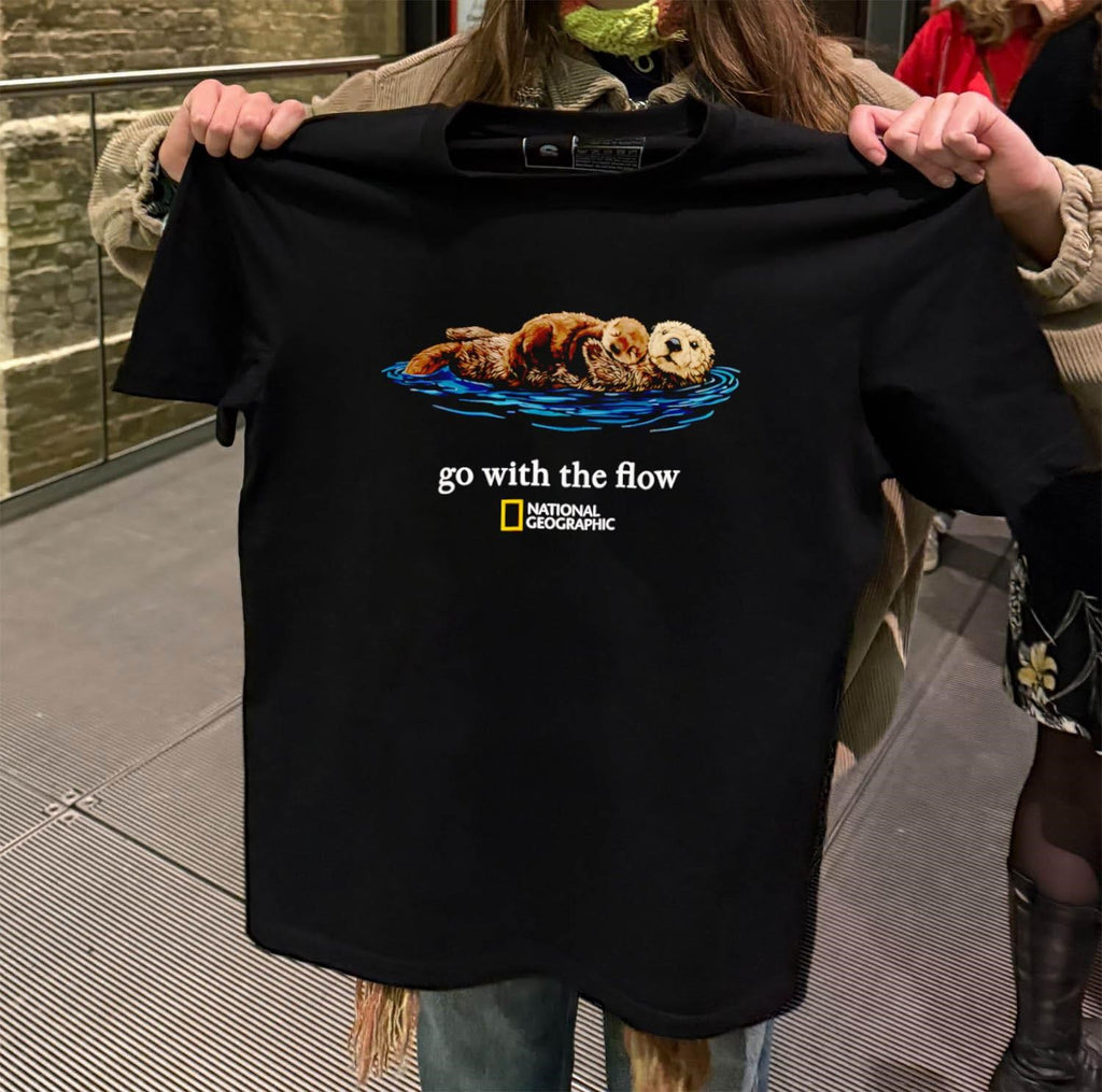 Go With The Flow National Geographic Sea Otters shirt
