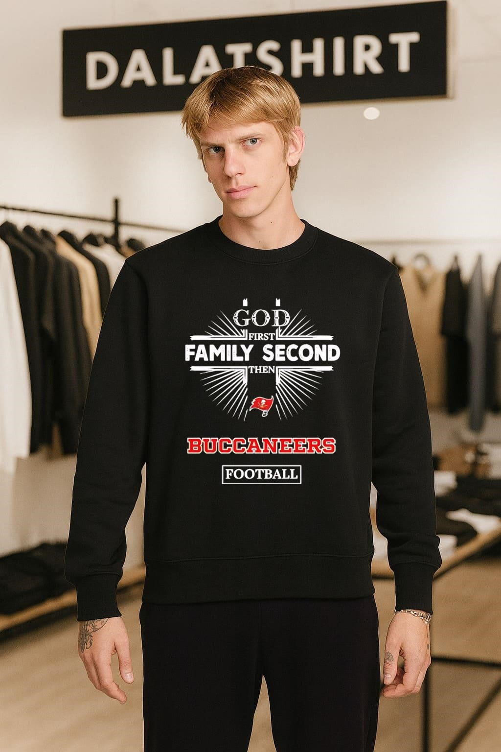 God First Family Second Then Buccaneers Football shirt