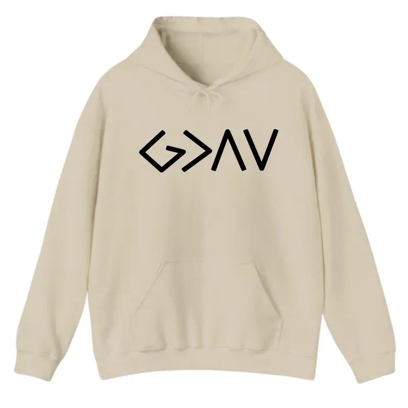 God is Greater Than the Highs and Lows Hoodie Sweatshirt T-Shirt, Bible Jesus Lover Gift, Trendy Shirt | TeeBloomCo.com