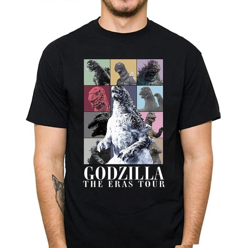 Godzilla - Skar King Shirt, Godzilla X KongLimited Retro Godzilla Eras Style T-Shirt, Godzilla X Kong Shirt, Godzilla...