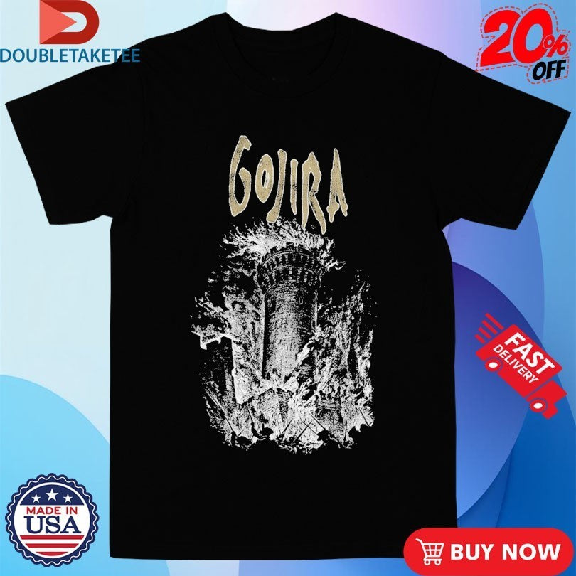Gojira Castle Burning Shirts