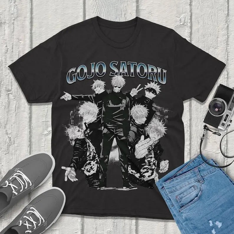 Gojo Jujutsu Kaisen Tee, Premium Anime Streetwear Top Sweatshirt, #Hoodie, Comfort Colors | TeeBloomCo.com
