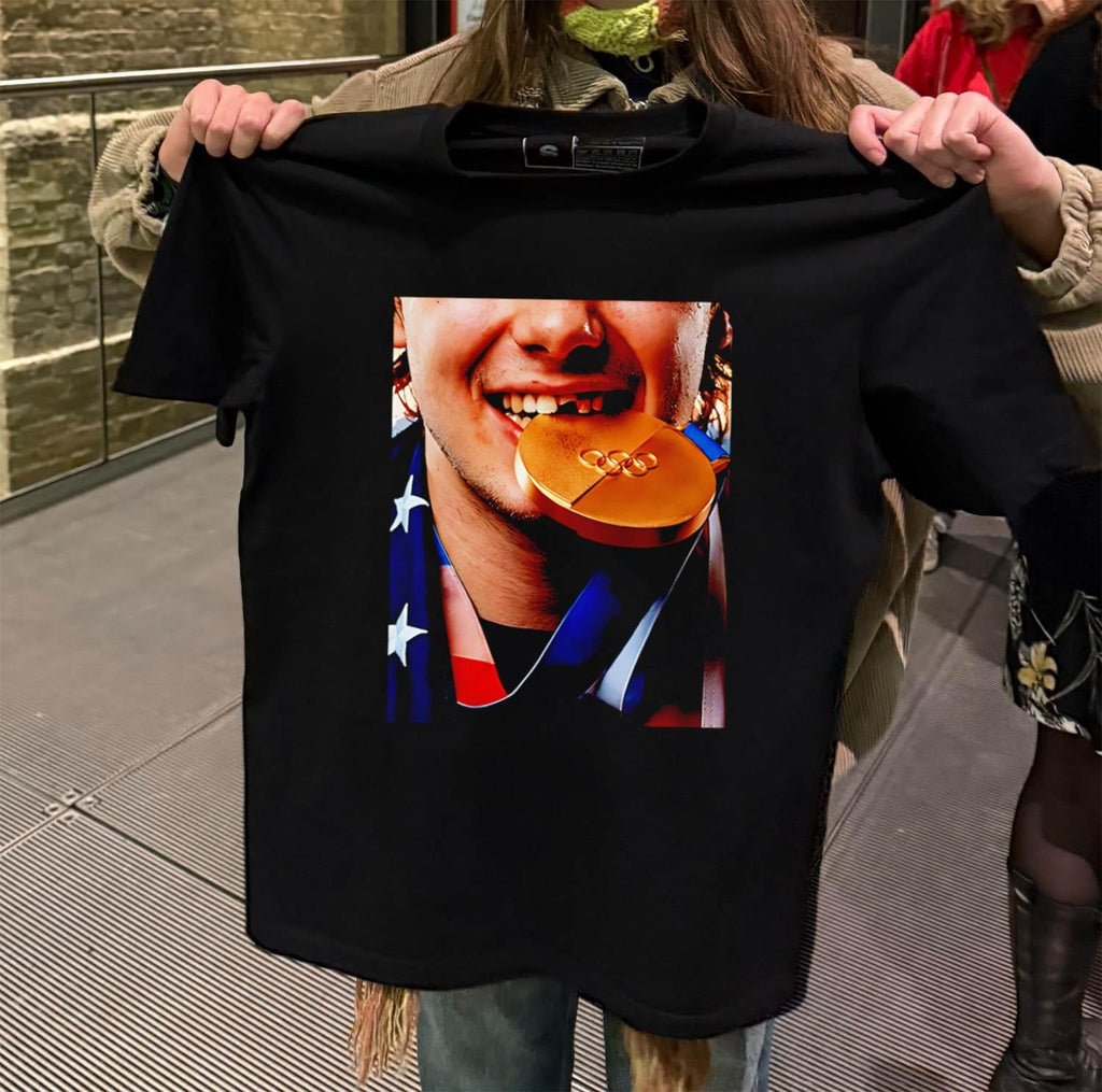 Gold Medal Olympic Champion Biting Winner Reward shirt