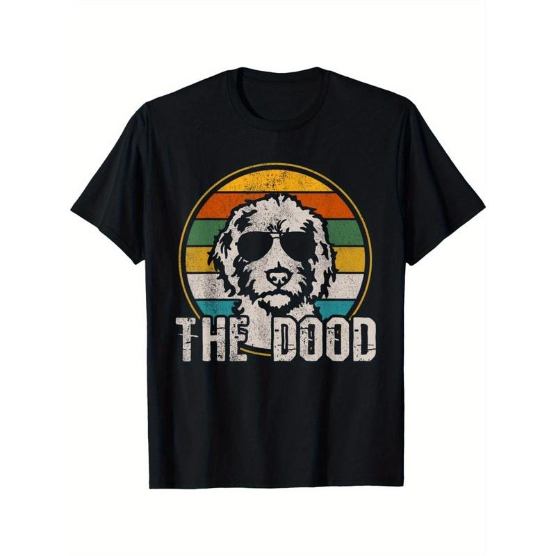 Goldendoodle T-Shirt - The Dood Vintage Dog Shirt Mens T-Shirts made in usa Hoodie, Sweatshirt | TeeBloomCo.com