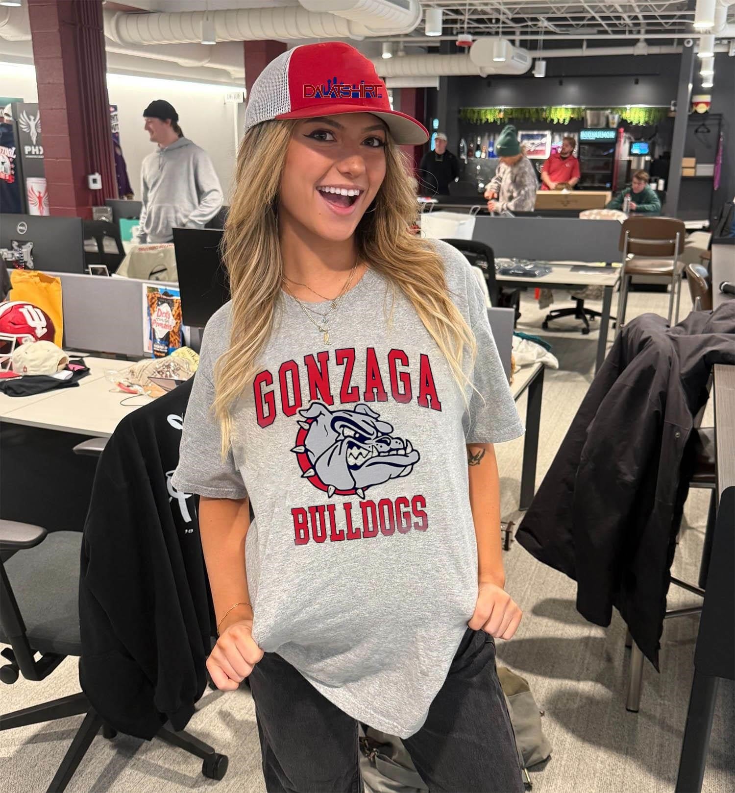 Gonzaga Bulldogs Angry Dog Mascot Graphic shirt