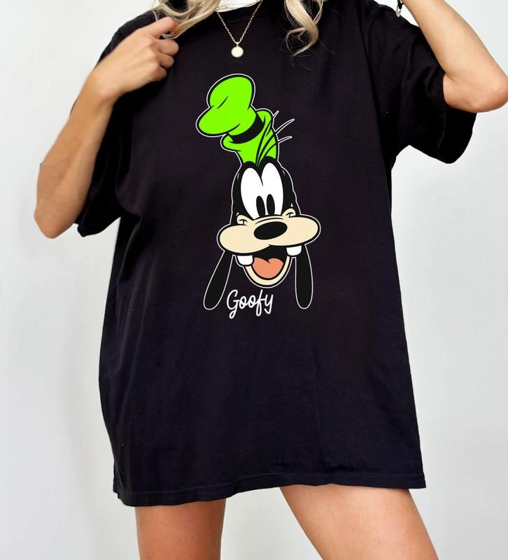 Goofy Big Face Portrait T-Shirt Top Womenswear Underwear Crewneck Casual Tshirt Lady Summer Hoodie, Sweatshirt