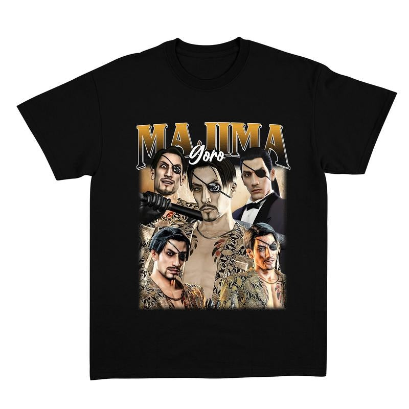 Goro Majima Vintage T-Shirt, Gift For Woman and Man Unisex T-Shirt Hoodie, Sweatshirt | TeeBloomCo.com