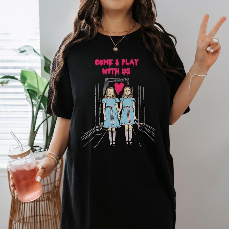 Grady Girls Come And Play With Us T Shirt The Shining Movie Shirt Halloween Horror Movie Shirt Halloween Party Shirt...