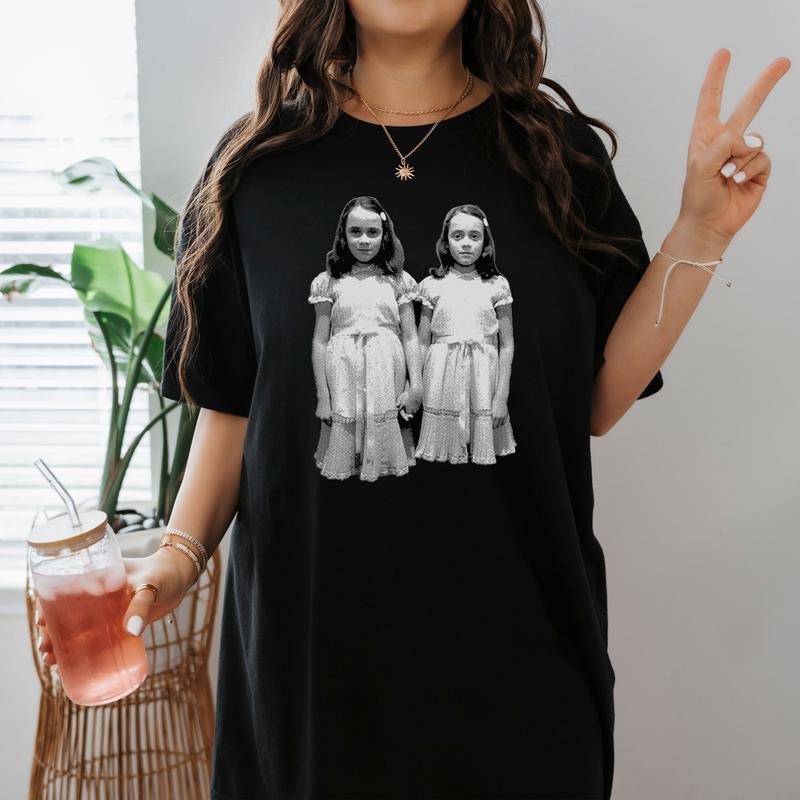 Grady Twins Shirts The Shining Lovers Movie TShirt Spooky Scary Horror Halloween TShirt Halloween Party Shirt Hoodie,...