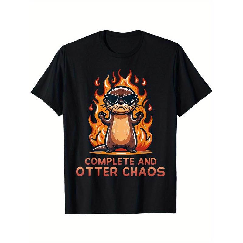 Graphic Otter Cartoon Complete And Otter Chaos Lover Animals T-Shirt made in usastyle{n002}2 Hoodie, Sweatshirt