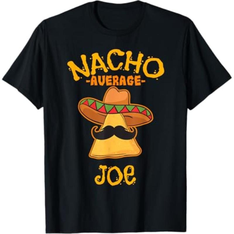 [Graphic Tees] Cotton  Nacho Average Joe Personalized Name Funny Taco T-Shirt Hoodie, Sweatshirt | TeeBloomCo.com