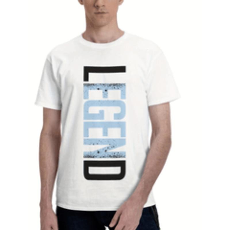 [Graphic Tees] Cotton mens   tee   white   design short sleeve round neck casual breathable machine washable   casual...