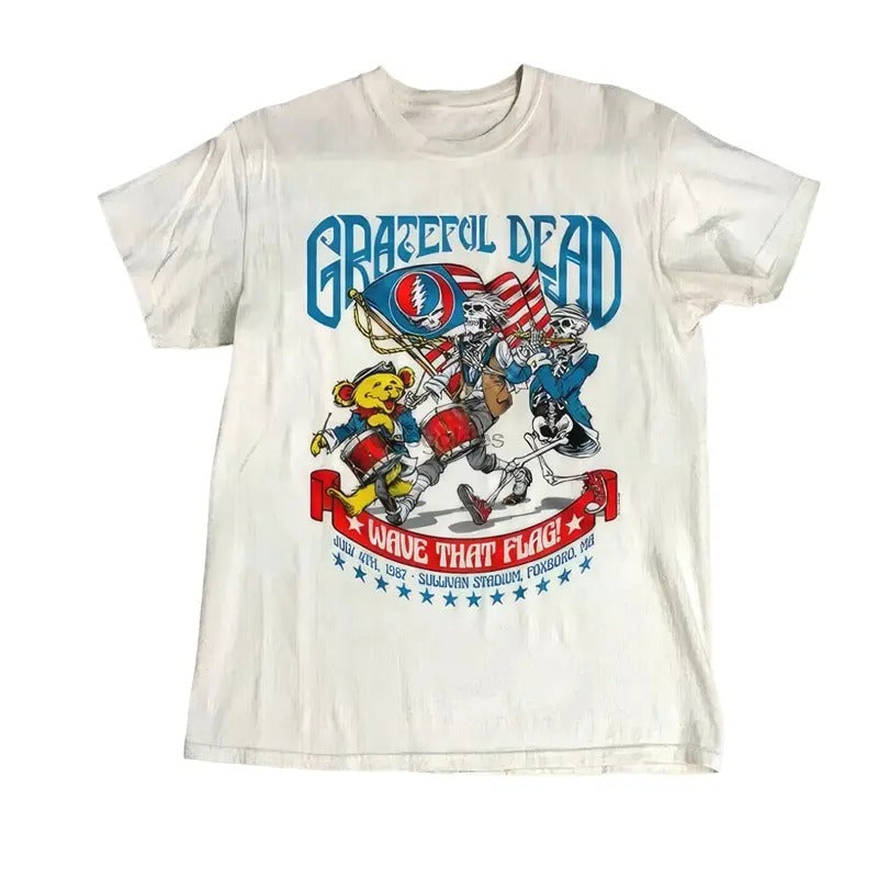 Grateful Dead 1987 Wave That Flag T-Shirt Collection Hoodie, Sweatshirt | TeeBloomCo.com