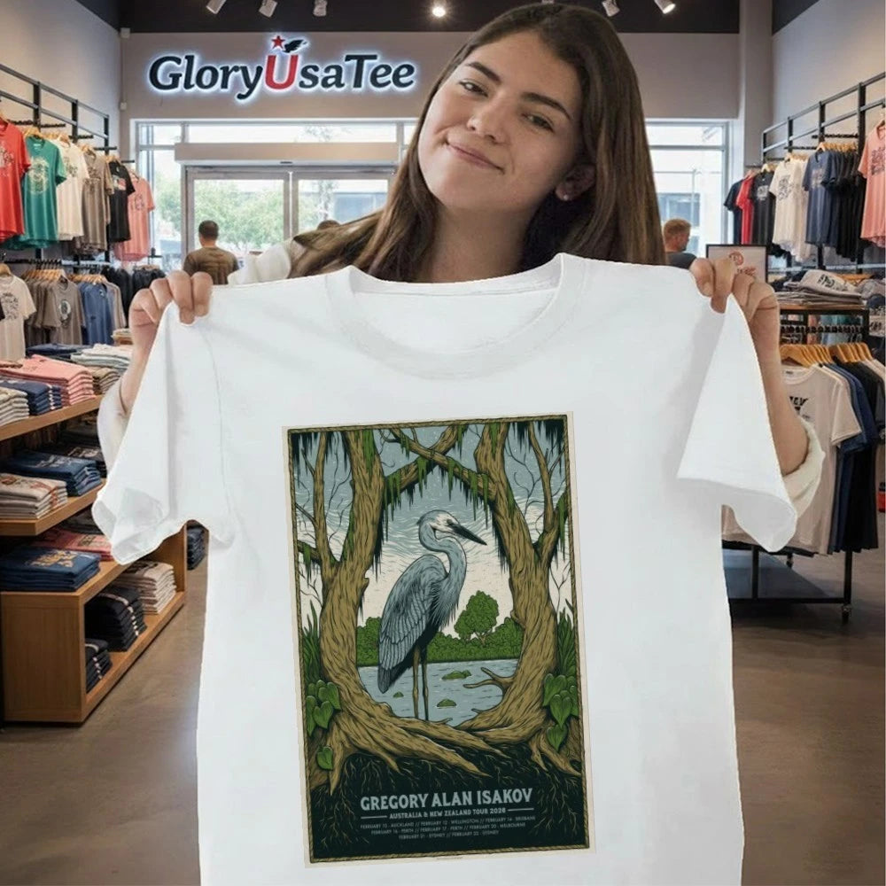Gregory Alan Isakov Poster Tour Feb 10 2026 Auckland Shirt