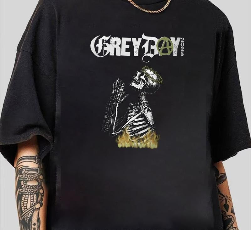 Grey Day Tour 2025  $uuicideboys Album T-Shirt Unique T-Shirt Gift for Her Hoodie, Sweatshirt | TeeBloomCo.com