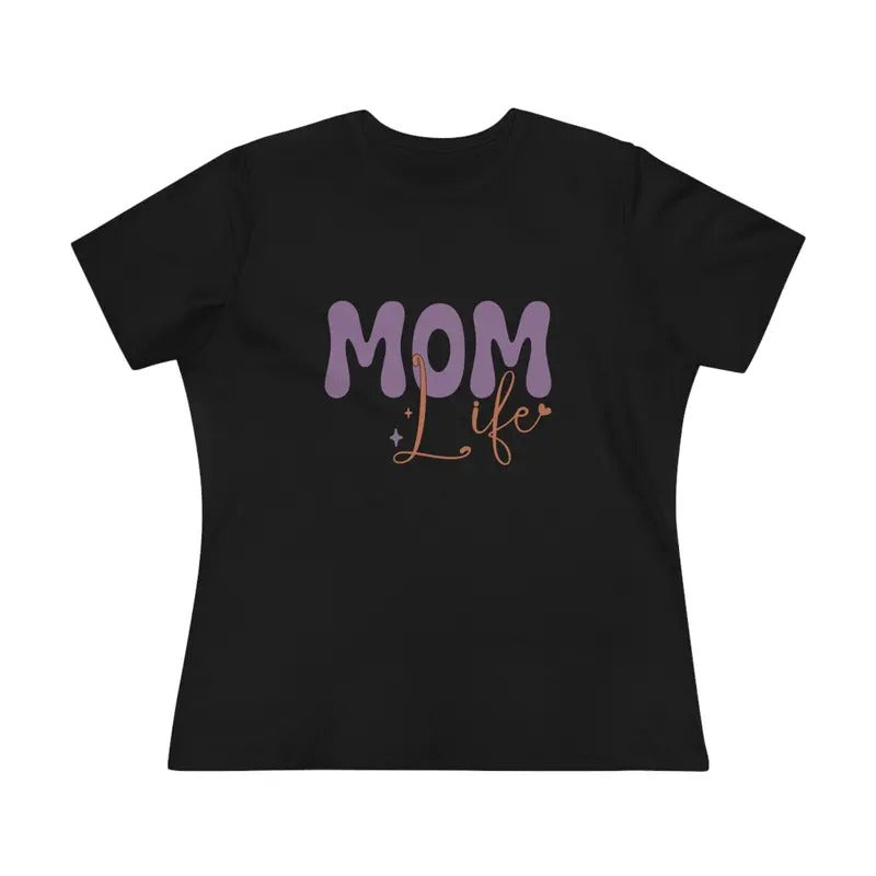 Groovy Mom Life Women's Casual T-Shirt Top - Short Sleeve Crewneck Tee Hoodie, Sweatshirt | TeeBloomCo.com
