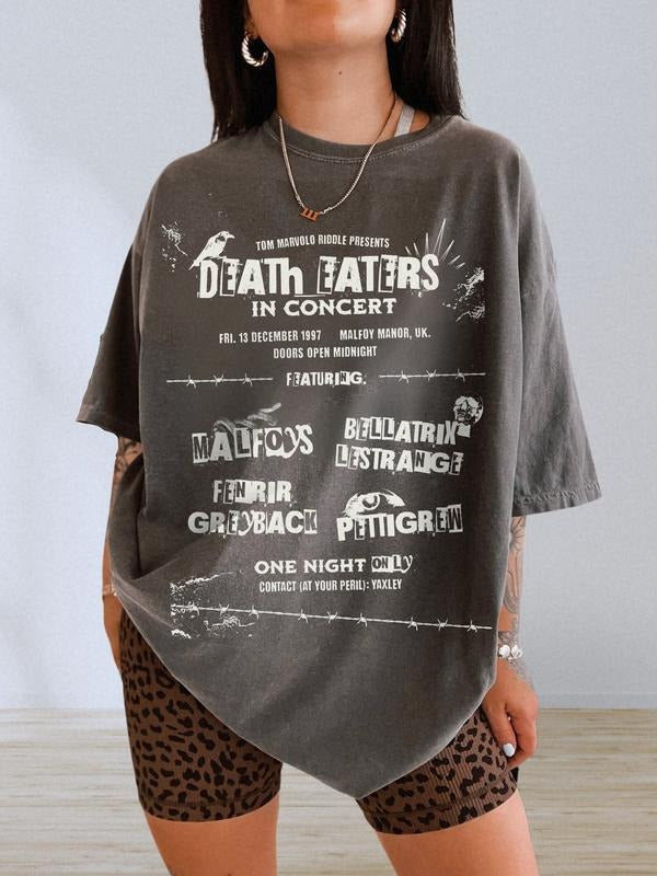 Grunge Death Eaters T-shirt UNISEX Tom Riddle World Tour Potter Shirt Dark Arts Malfoy Manor HP Gifts Pottery Universal...