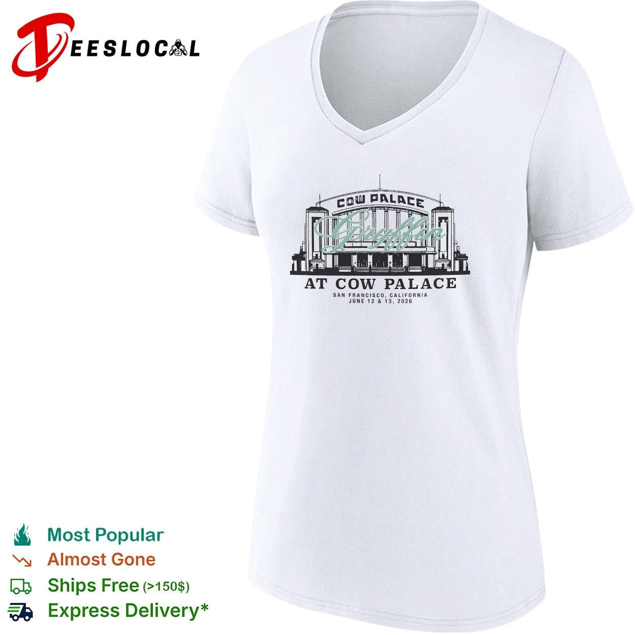 Gryffin at Cow Palace San Francisco concert poster shirt