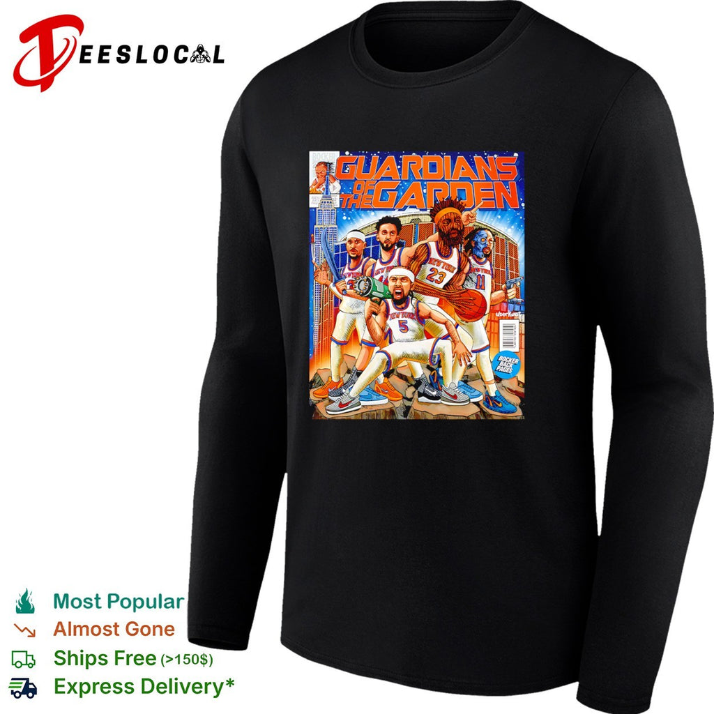 Guardians of the garden Jalen Brunson Karl Anthony Towns Mikal Bridges Josh Hart New York Knicks team shirt