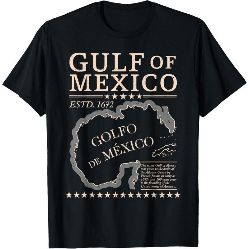 Gulf Of Mexico 1672 Historic Map Coastal History T-Shirt made in usa Hoodie, Sweatshirt | TeeBloomCo.com