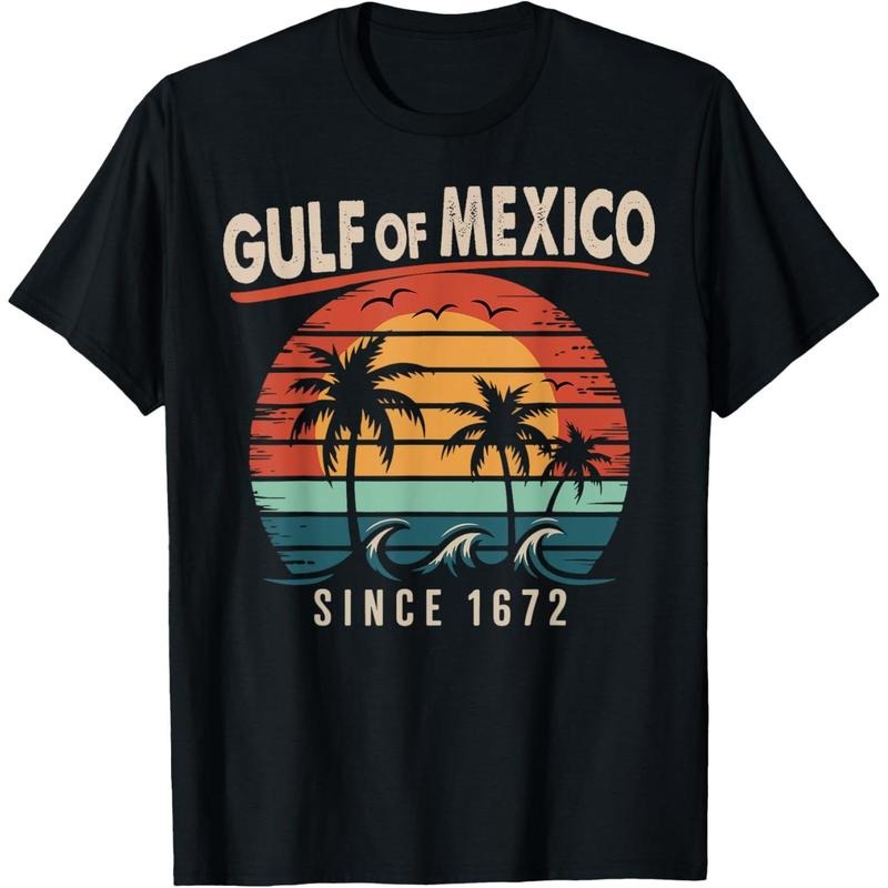 Gulf of Mexico Shirt Vintage Gulf Of Mexico Since 1672 T-Shirt made in usa Hoodie, Sweatshirt | TeeBloomCo.com