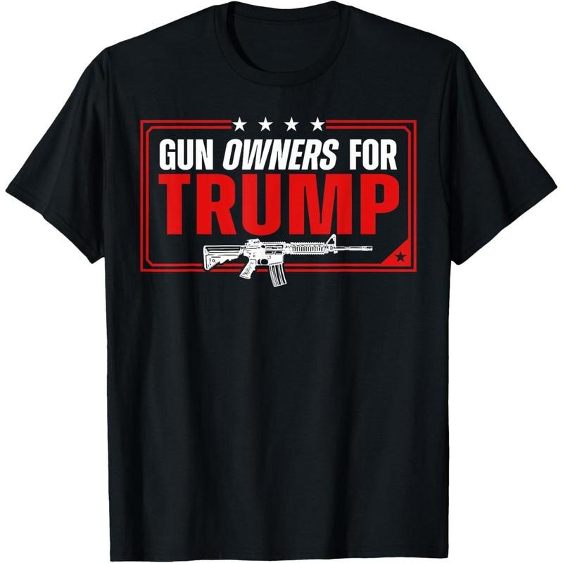 Gun Owners For Trump T-Shirt made in usa Hoodie, Sweatshirt | TeeBloomCo.com