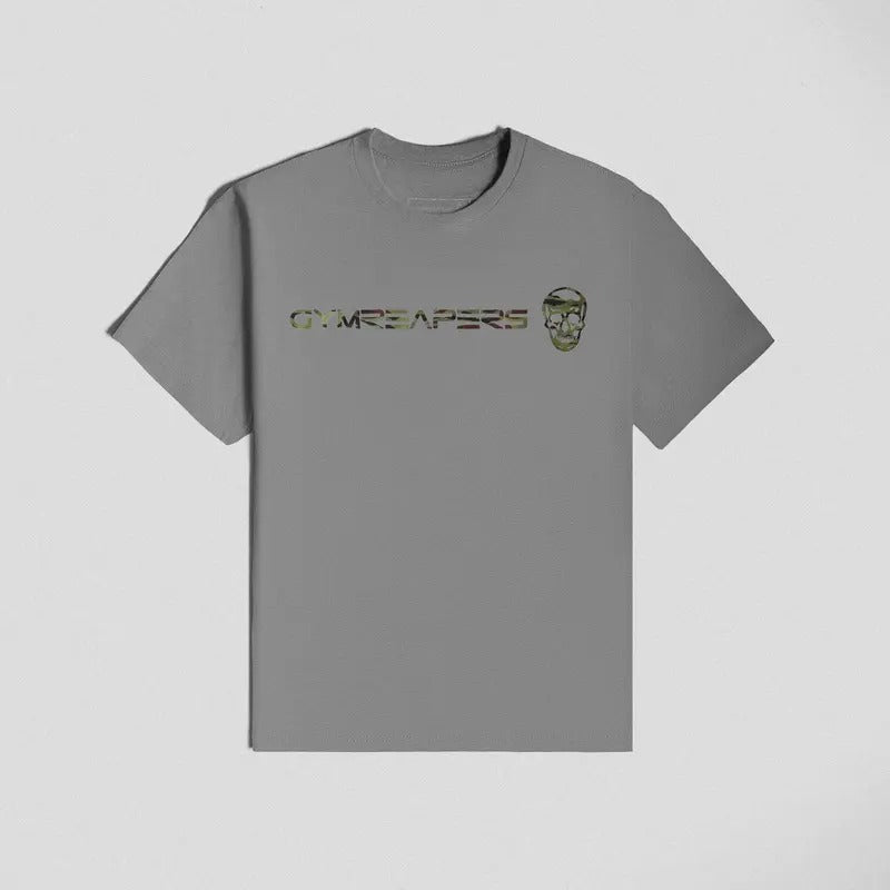 Gymreapers Forest Camo Short Sleeve T-Shirt