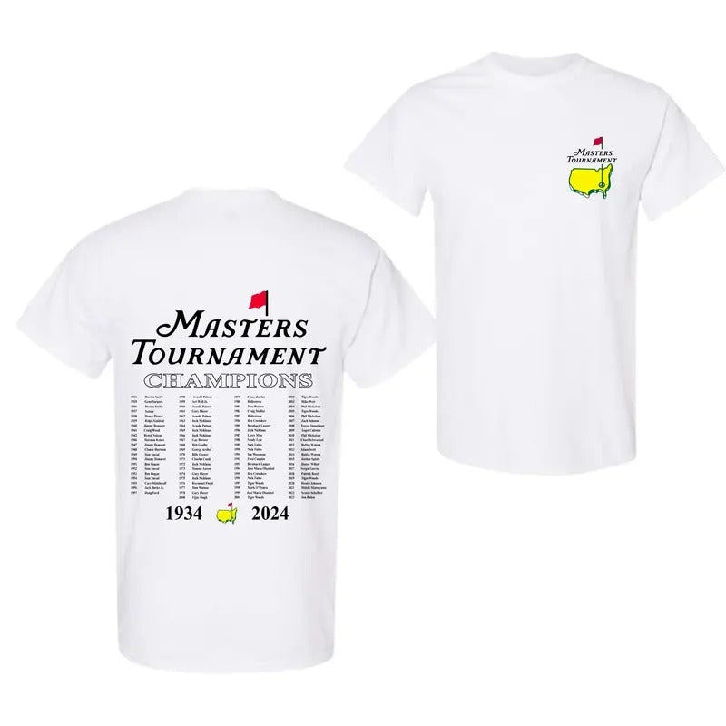 HOT 2024 Master Tournament Augusta National Golf T-Shirt 2 Side Full Color, Unisex Fashion T-SHirt Hoodie, Sweatshirt