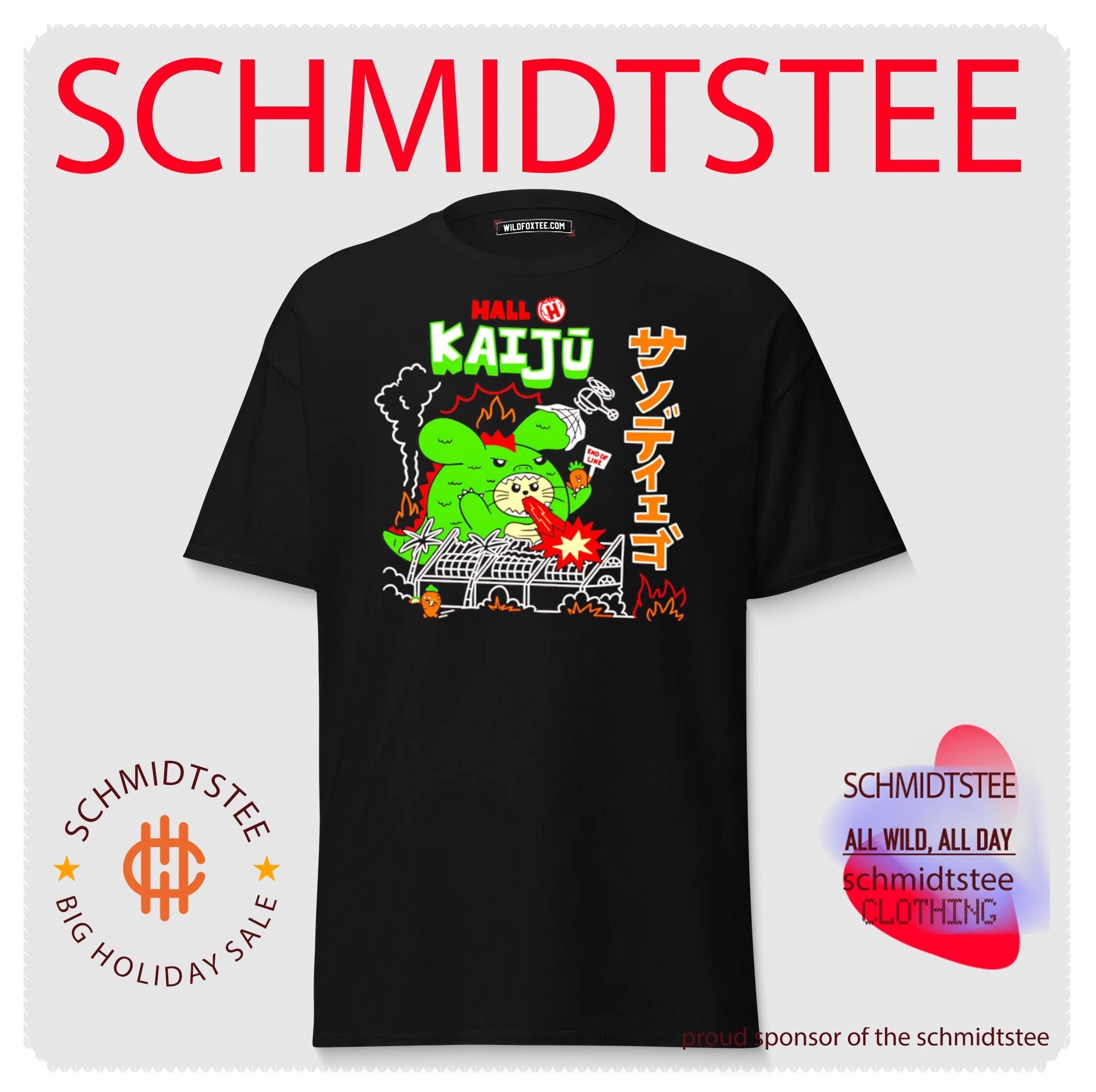 Hall Kaiju San Diego Monster Attack Comic Con shirt