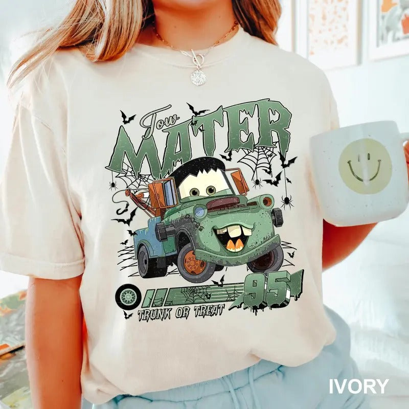 Halloween Cars Movie Shirt, Halloween Shirt, Halloween Cars Shirt, Cars Halloween Party Hoodie, Sweatshirt | TeeBloomCo.com
