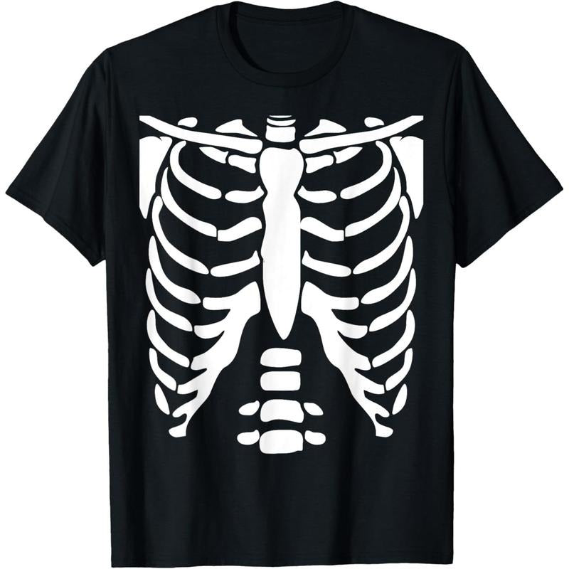 Halloween Costume Rib cage Anatomy T-Shirt made in usa Hoodie, Sweatshirt | TeeBloomCo.com