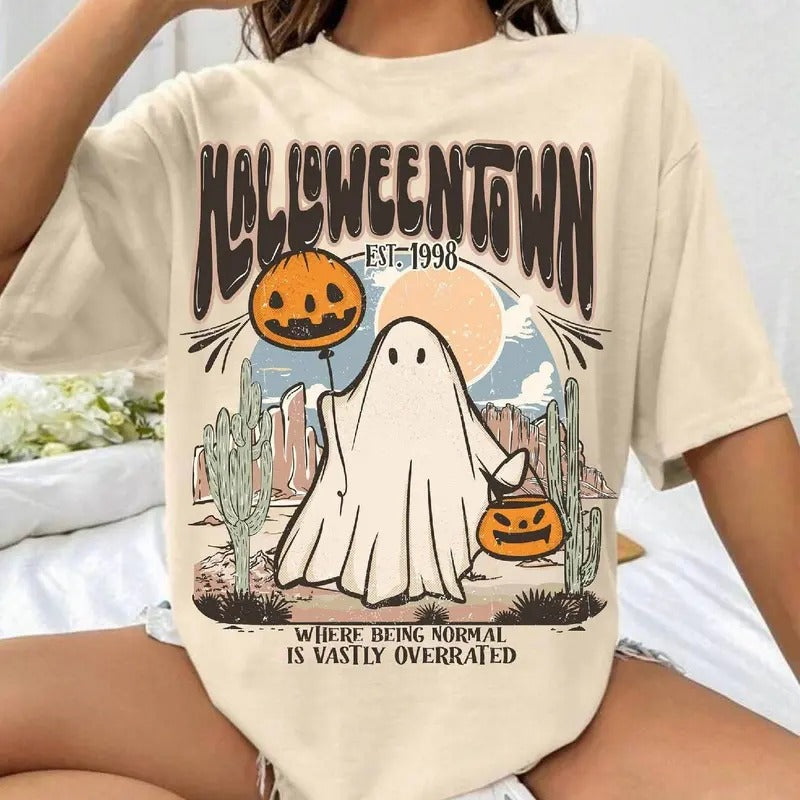 Halloween Est 1998 Shirt Halloween Ghost Shirt Fall Autumn, Pumpkin, Ghost, Western Shirt Hoodie, Sweatshirt | TeeBloomCo.com