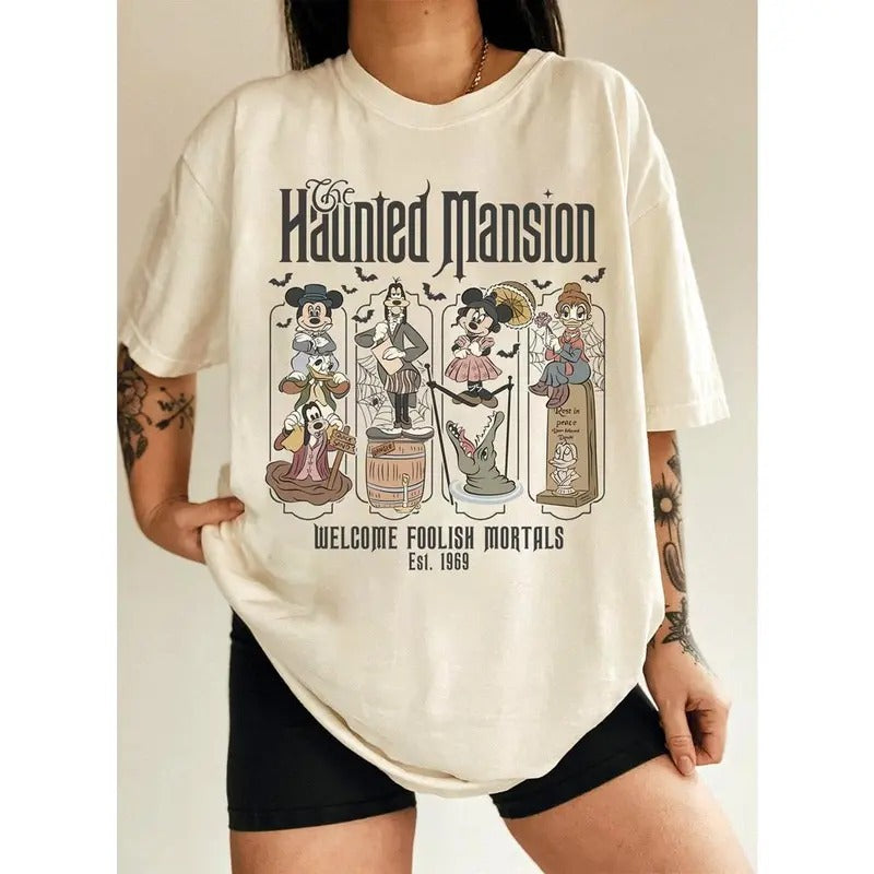 Halloween Haunted Mansion Shirt, Friends Halloween Shirt, Not So Scary Halloween Party, Halloween Tee Hoodie, Sweatshirt