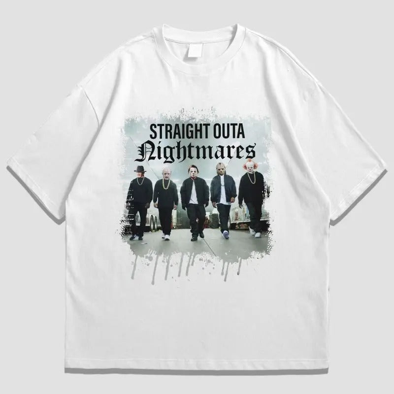 Halloween Horror Movie Shirt S.cream Outta N.ightmares Shirt Hoodie, Sweatshirt | TeeBloomCo.com
