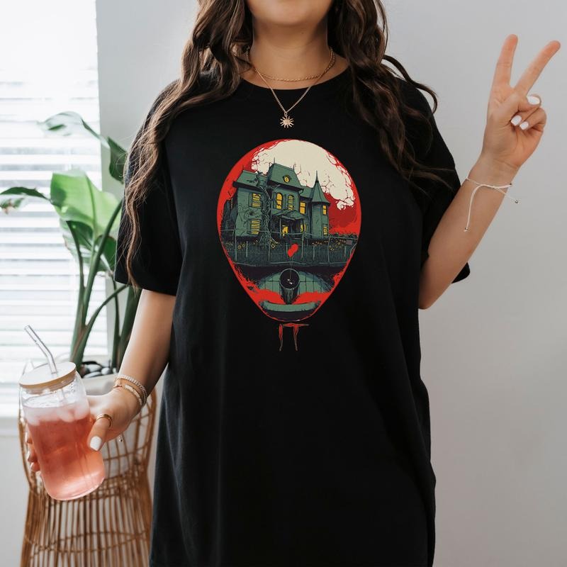 Halloween It Lovers Movie Scary Spooky Horror Shirt, Horror Clown Tee, Penny Shirt Hoodie, Sweatshirt | TeeBloomCo.com
