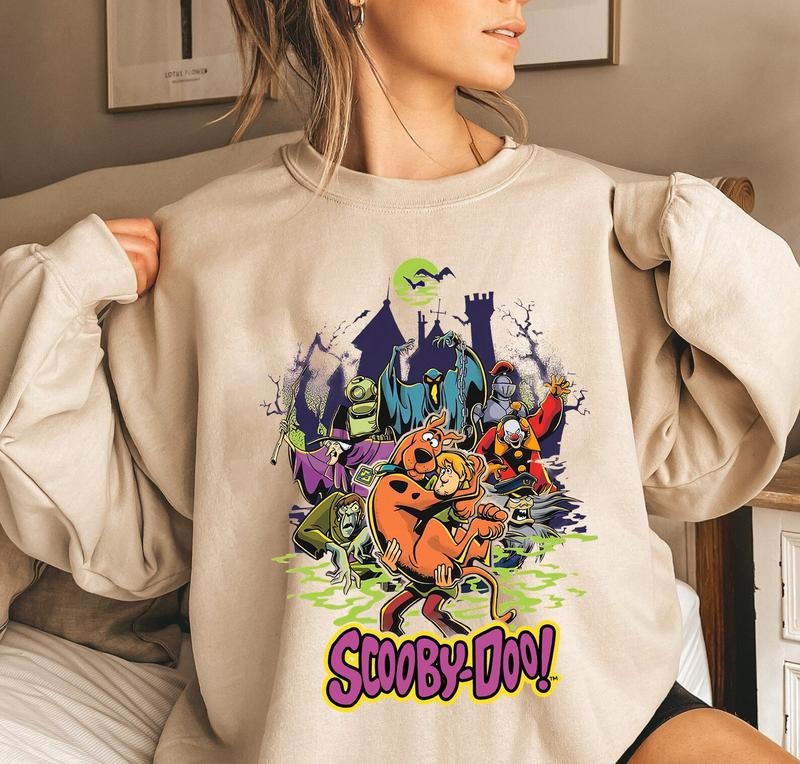 Halloween Scooby Doo Sweatshirt, Scooby Doo And Friends T-Shirt, Vintage Scooby Doo Halloween Sweater Hoodie | TeeBloomCo.com