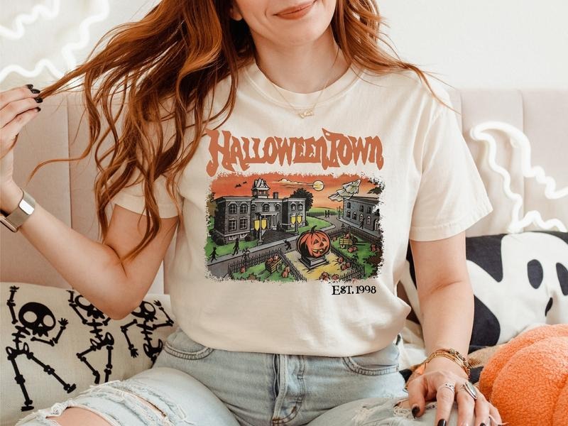 Halloween Town Shirt, Halloween Town Est 1998, Halloween Sweatshirt, Halloween Pumpkin Shirt, Halloween Party Gift Hoodie