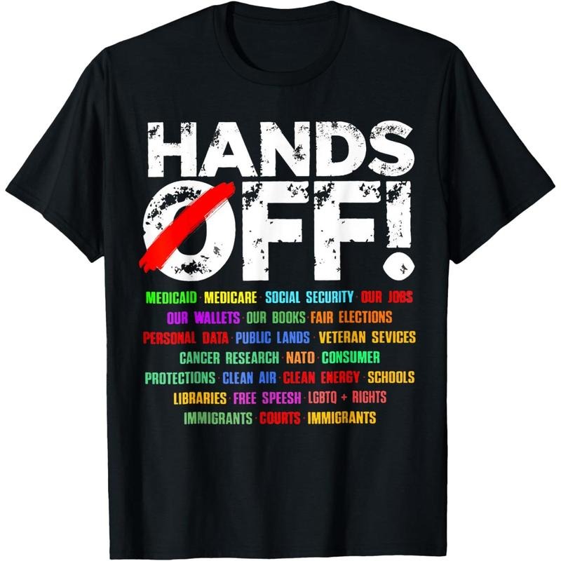 Hands Off Social Security Protest Resist Save Democracy T-Shirt Men Women T-Shirt Hoodie, Sweatshirt | TeeBloomCo.com