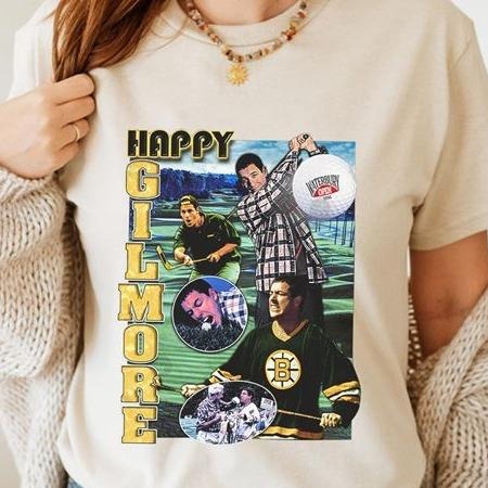 Happy Gilmore T-Shirt Adam Sandler T-Shirt Happy Gilmore Retro T-Shirt Hoodie, Sweatshirt | TeeBloomCo.com