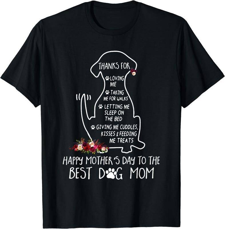 Happy Mother's Day Dog Mom T-Shirt Hoodie, Sweatshirt | TeeBloomCo.com